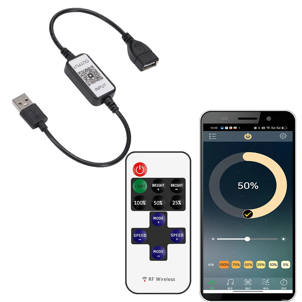 5v 12V usb dc 5521 Magic Home Mini Bluetooth Led monochromatyczny kontroler ściemniacza jednokolorowa taśma kontrola aplikacji mobilnej