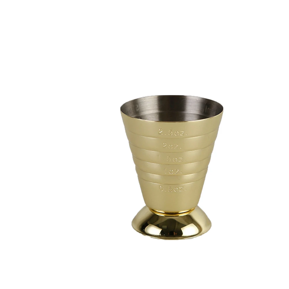 

304 Stainless Steel 75Ml Measuring Cup Bartending Jigger Multi-Function Ounce Wine Dispenser For Bar Coffee Shop Kitchen