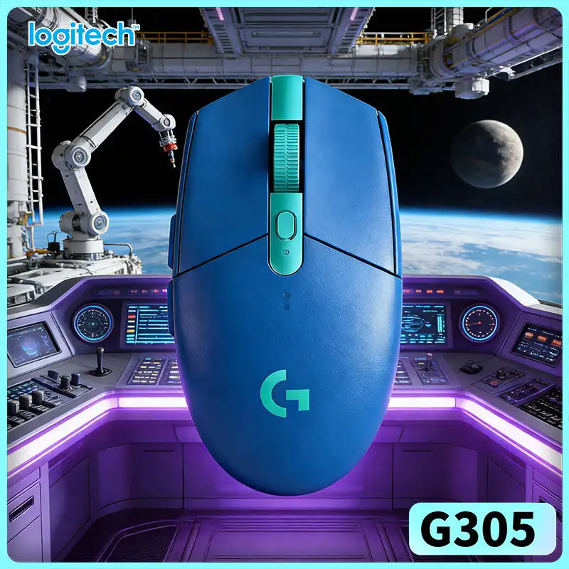 Logitech M185 Desktop-Buddy Mouse 2.4GHz Nano Receiver 1000 DPI Auto-Sleep Power-Saving Ergonomic Grip Work Office Tool