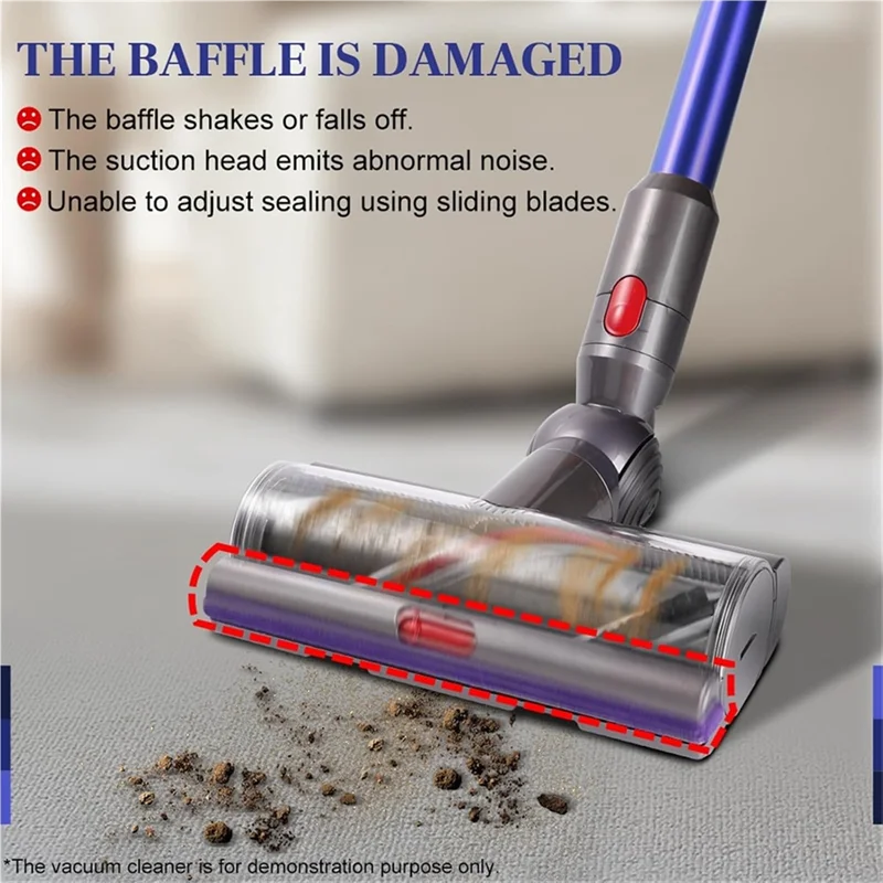 A74G-المصد الأمامي بار اللوحة الأمامية لاستبدال دايسون V10 V11 V15 مكنسة كهربائية عالية عزم دوران الأنظف رئيس قطع تجميع