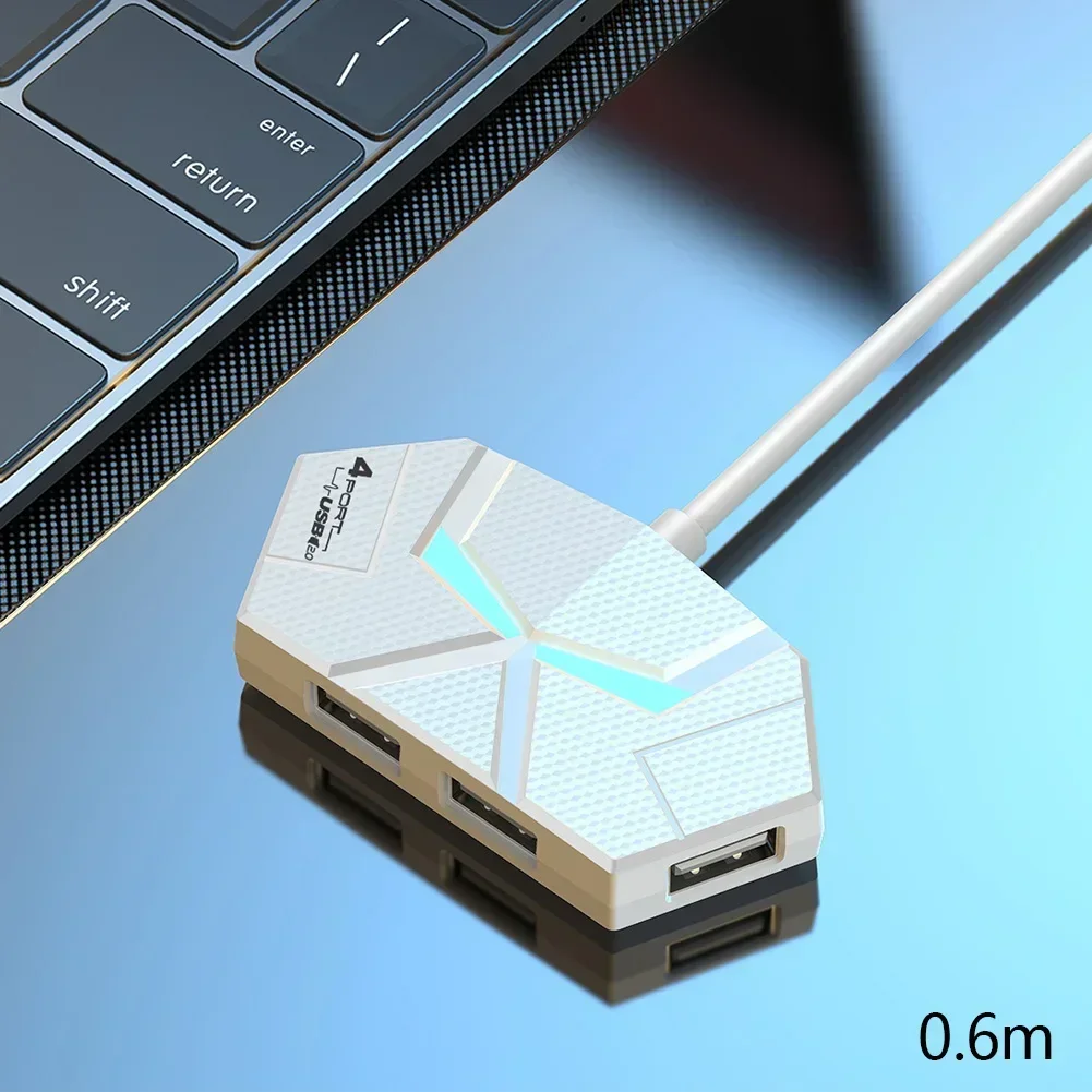 USB 2.0 HUB Type C 7/4 Ports Docking Station 5Gbps High Speed Transmission Splitter Adapter For Laptop Hard Drive Mouse Keyboard