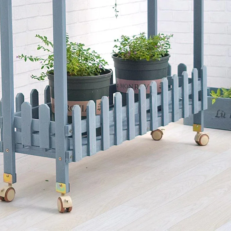 شرفة متعدد الطبقات رفوف النباتات خشب متين زهرة الجرف حديقة اناء للزهور رفوف النباتات في الهواء الطلق أثاث الفناء Soporte FYPS