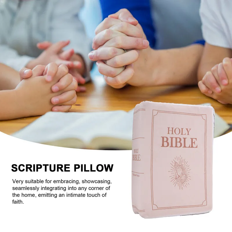 وسادة آية الكتاب المقدس القطيفة ، كتاب آية الكتاب المقدس الذي يفتح ، وسادة الكتاب المقدس