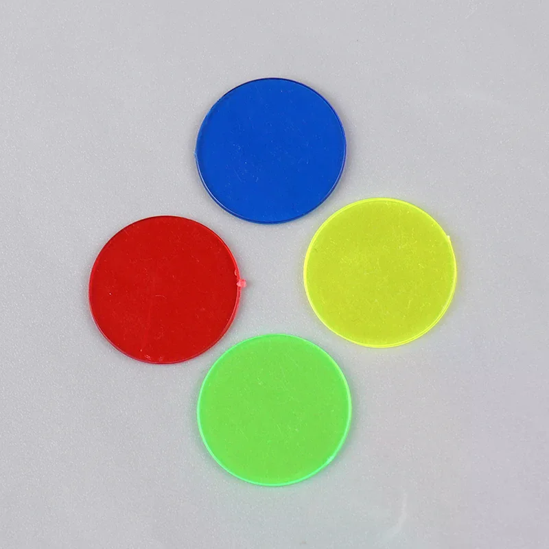 100pcs Montessori Education Math Toys Learning Resources Color Bingo Chip Supply