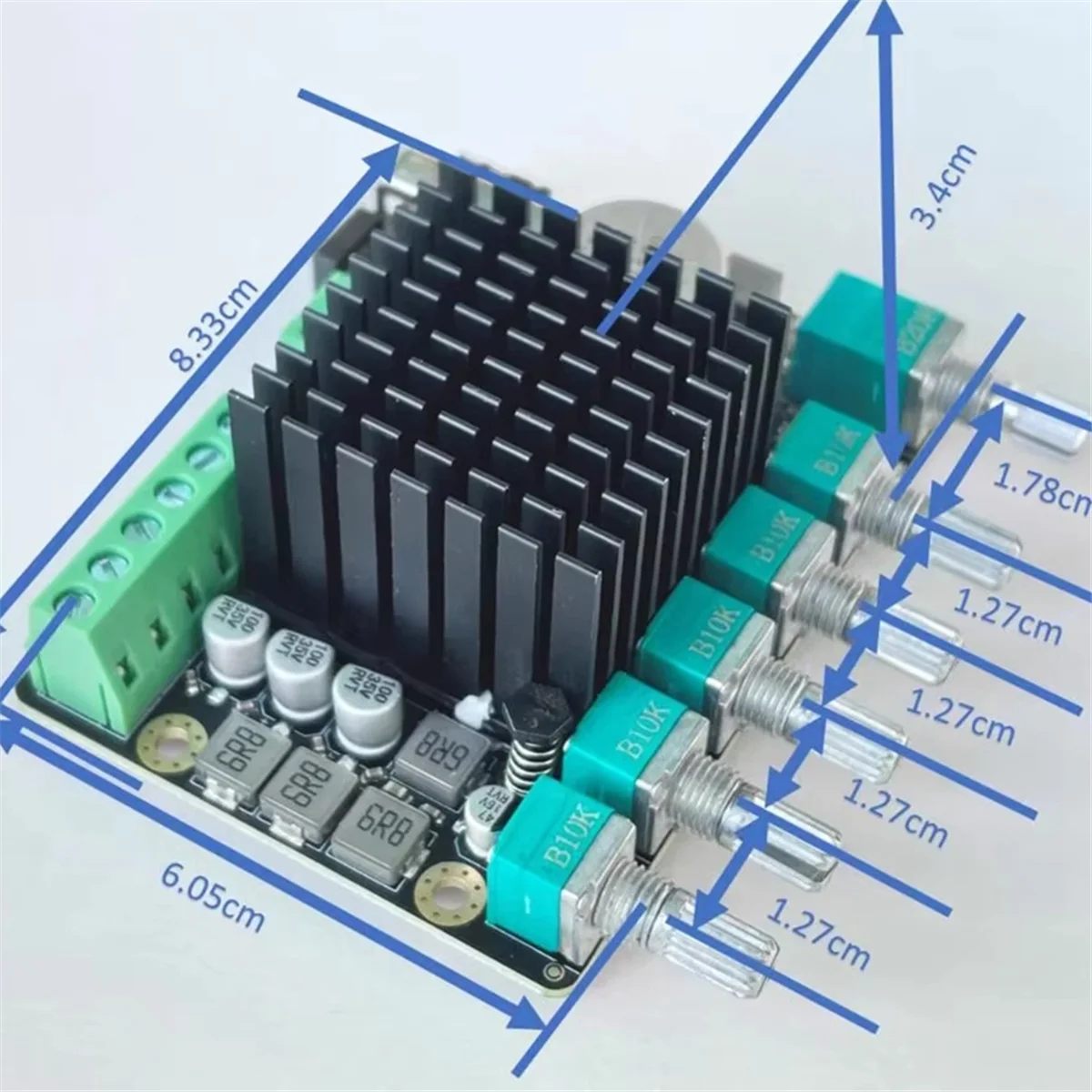 

2025 + TPA3116 Bluetooth 2.1 Усилитель мощности 2x50 Вт + 100 Вт Сабвуфер Регулируемая точка разделения частоты Виртуальное объемное звучение DC24V