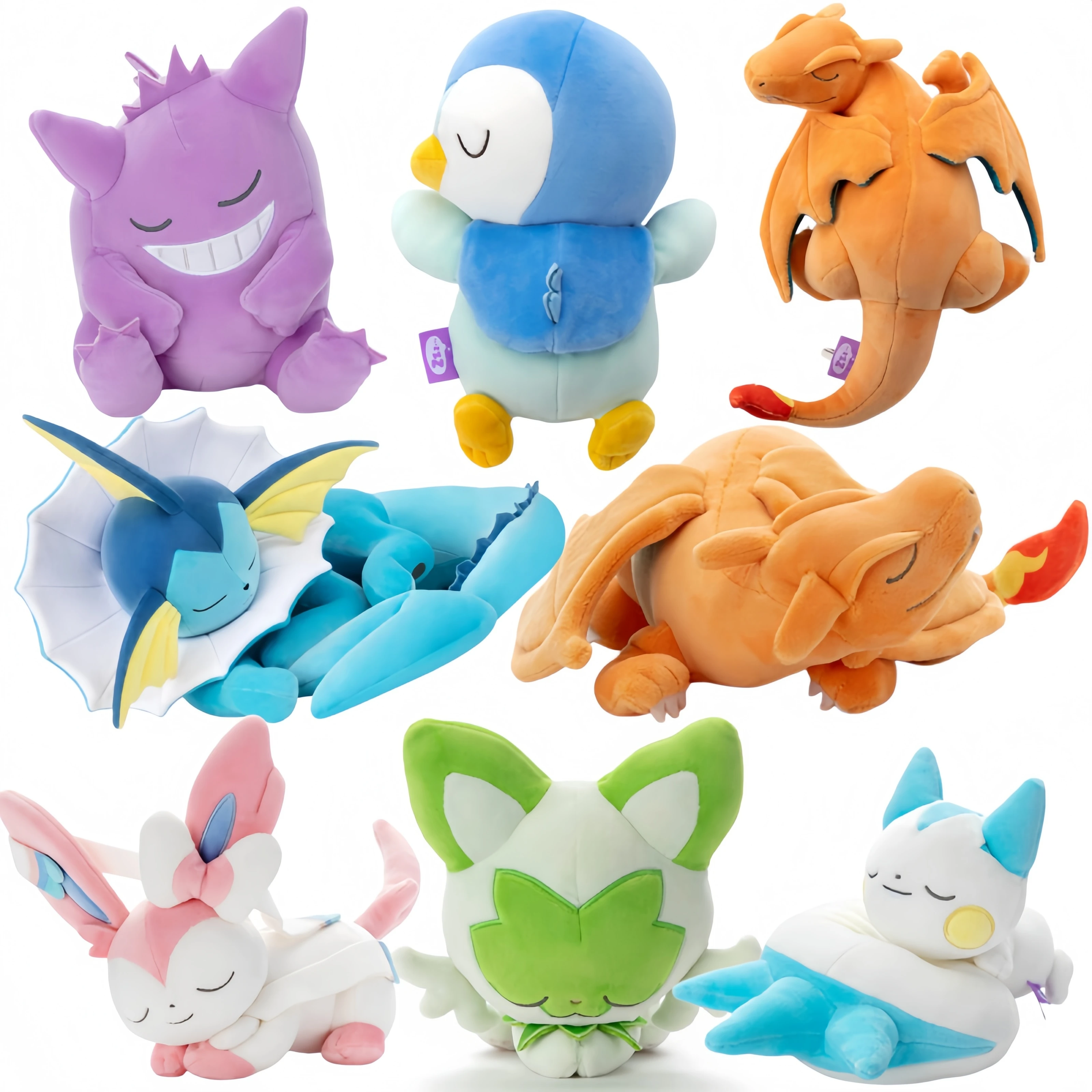 

Плюшевые игрушки Покемон: Пикачу, Вапореон, Сильвеон, Иви, Слифейон, Глейсион, Чаризард, Пиплуп, Спригатито. Игрушки-персонажи из игр FNAF. Подарок.