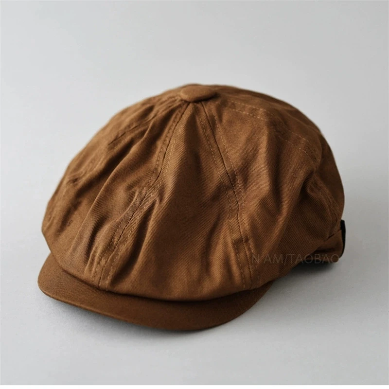 

Восьмиугольная шляпа унисекс с короткими полями, кепка газетчика, британский берет, шляпы для женщин, однотонная восьмиугольная кепка в стиле ретро, женские кепки