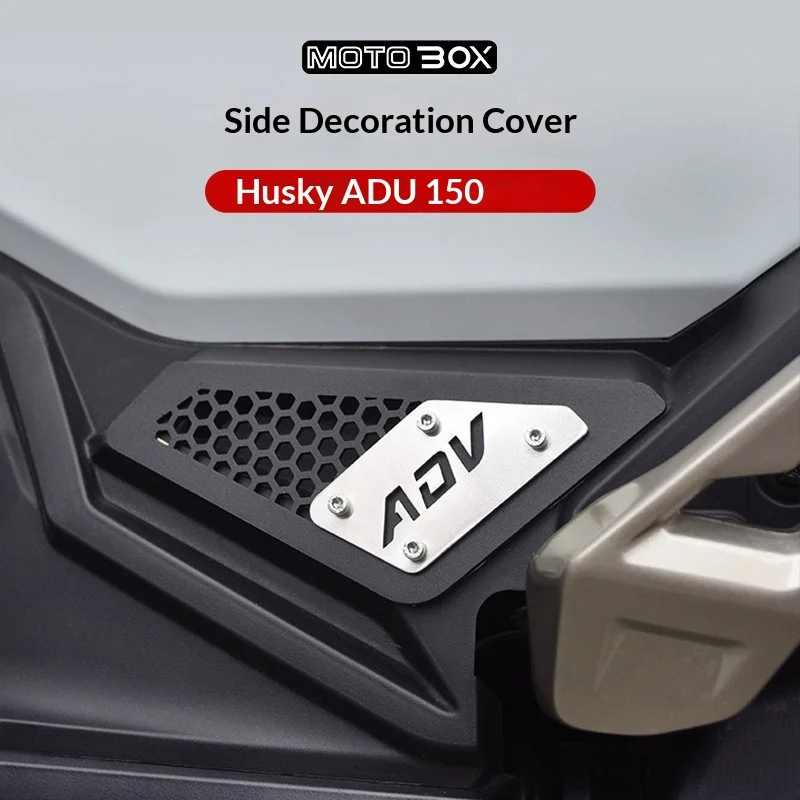 【Premium】For SYM Husky ADV150 Modified Side Decorative Covers and Vintage Stainless Steel Body Protectors