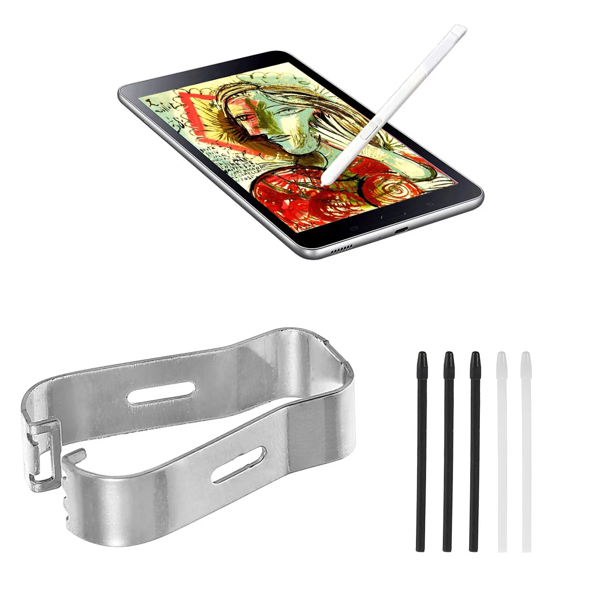 

1 set 1 Set Replacement Touch Stylus Tips Nibs Pen Refill Tool For T820 T825 S4 T830 T835 Repair Maintenance Kit