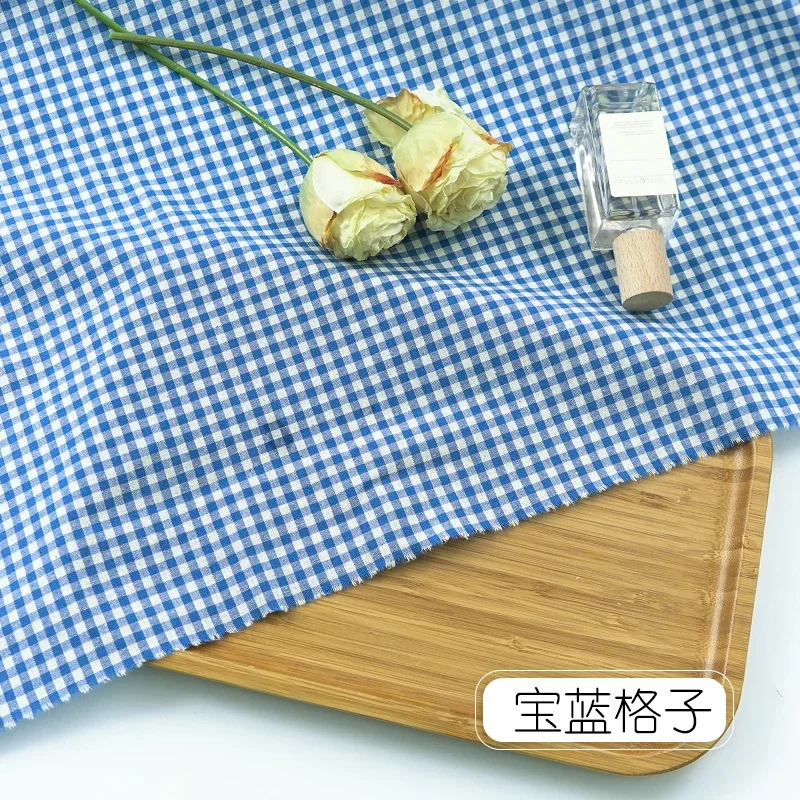 100% Cotton Plaid Fabric for DIY Projects