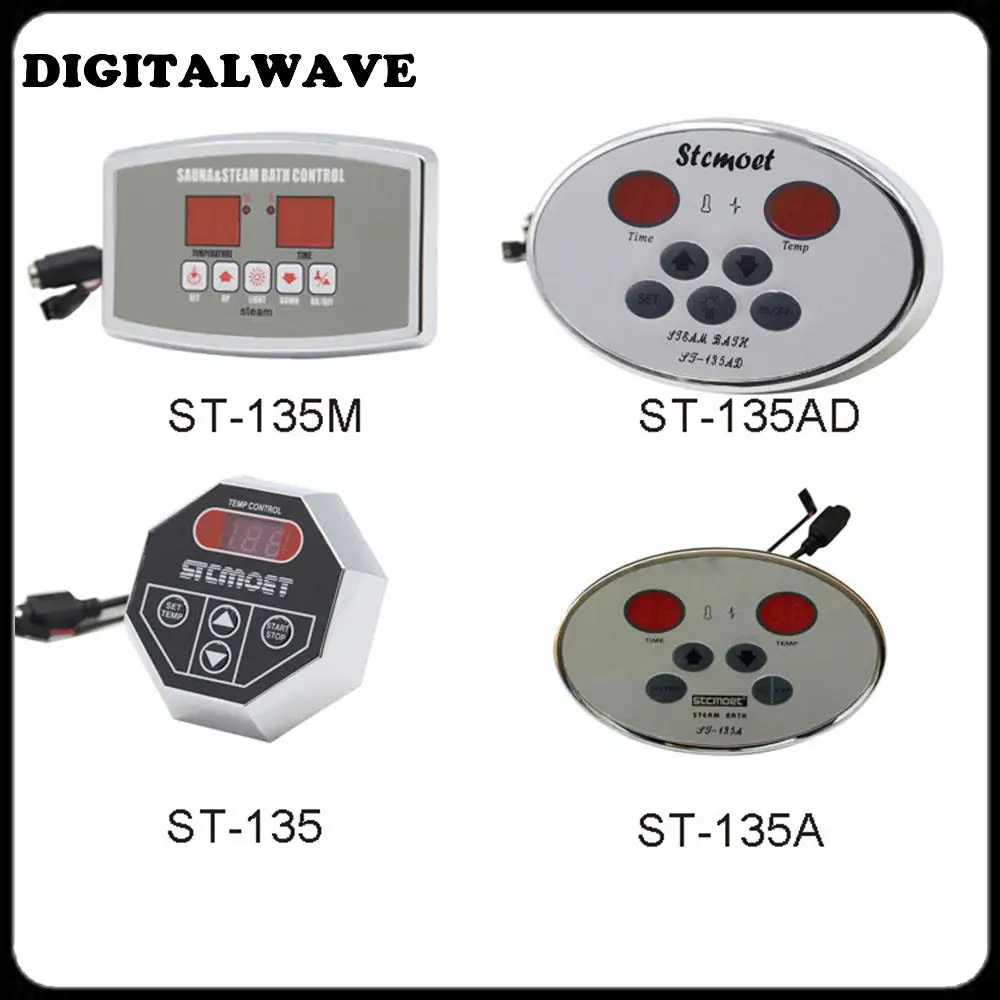 

Digital Sauna Controller Wall Mount 35-110℃ Steam Generator Controller 1-12 Hours Setting for 3-27KW Sauna Heater