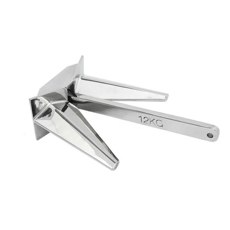 [RAF] 316 Stainless Steel Pool Style Anchor for Dinghy Kayak Yacht Steamship Ship Boat Accessories Marine Hardware Sailing