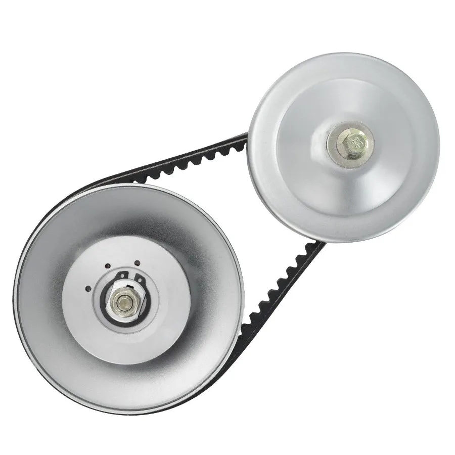 

GoKart Torque Converter 3 4 GoKart Clutch Kit 30 Series Asymmetrical Driver Pulley Replacement with Drive Belt for 28 HP Small