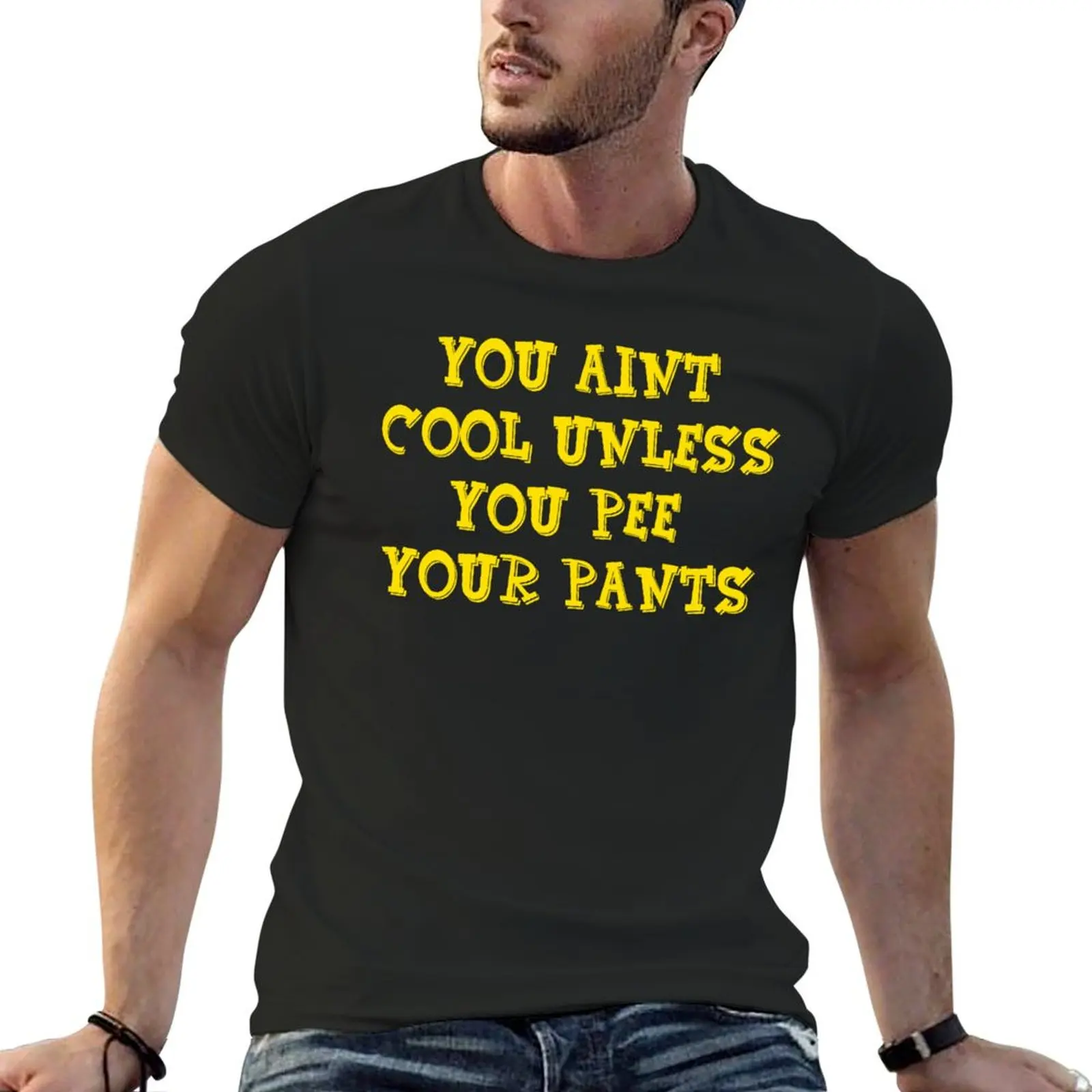 

Billy Madison - You Aint Cool Unless You Pee Your Pants T-Shirt blue lock T-shirts oversize mens t shirts