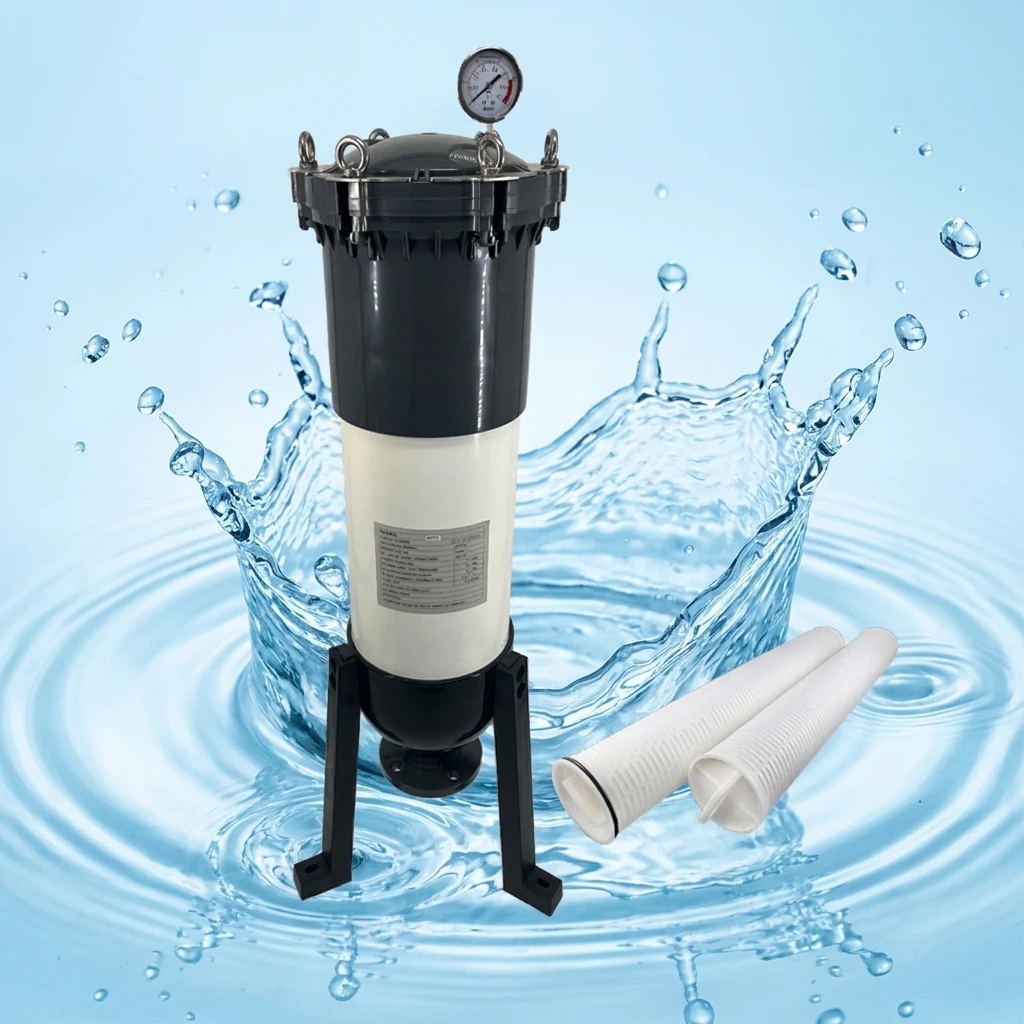 UPVC Plastic RO Filter Housing Pressure Vessel For Restaurant Farm Industrial Water Treatment Filtration System