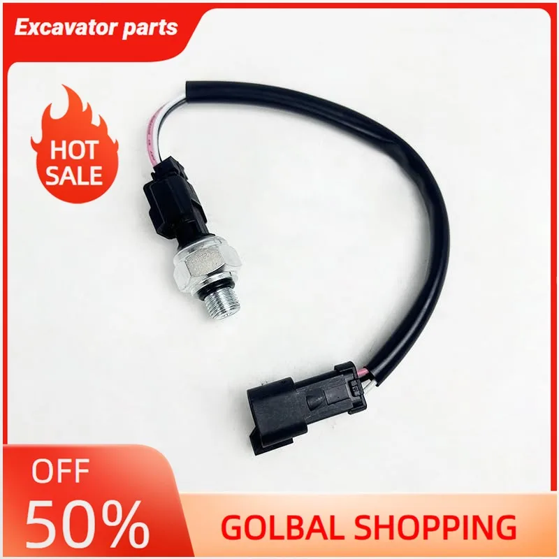 

208-06-71140 2080671140 Датчик давления подходит для Komatsu PC400-7 PC400 PC450 Запасной датчик давления Детали экскаватора