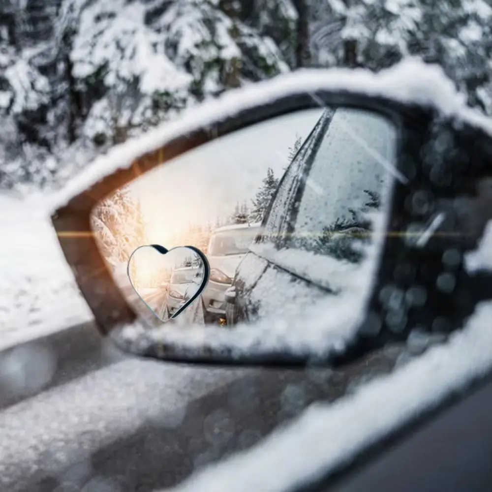 

2 шт., 360-градусное автомобильное зеркало для слепых зон, регулируемый угол, несколько форм, реверсивное зеркало заднего вида, безрамное HD