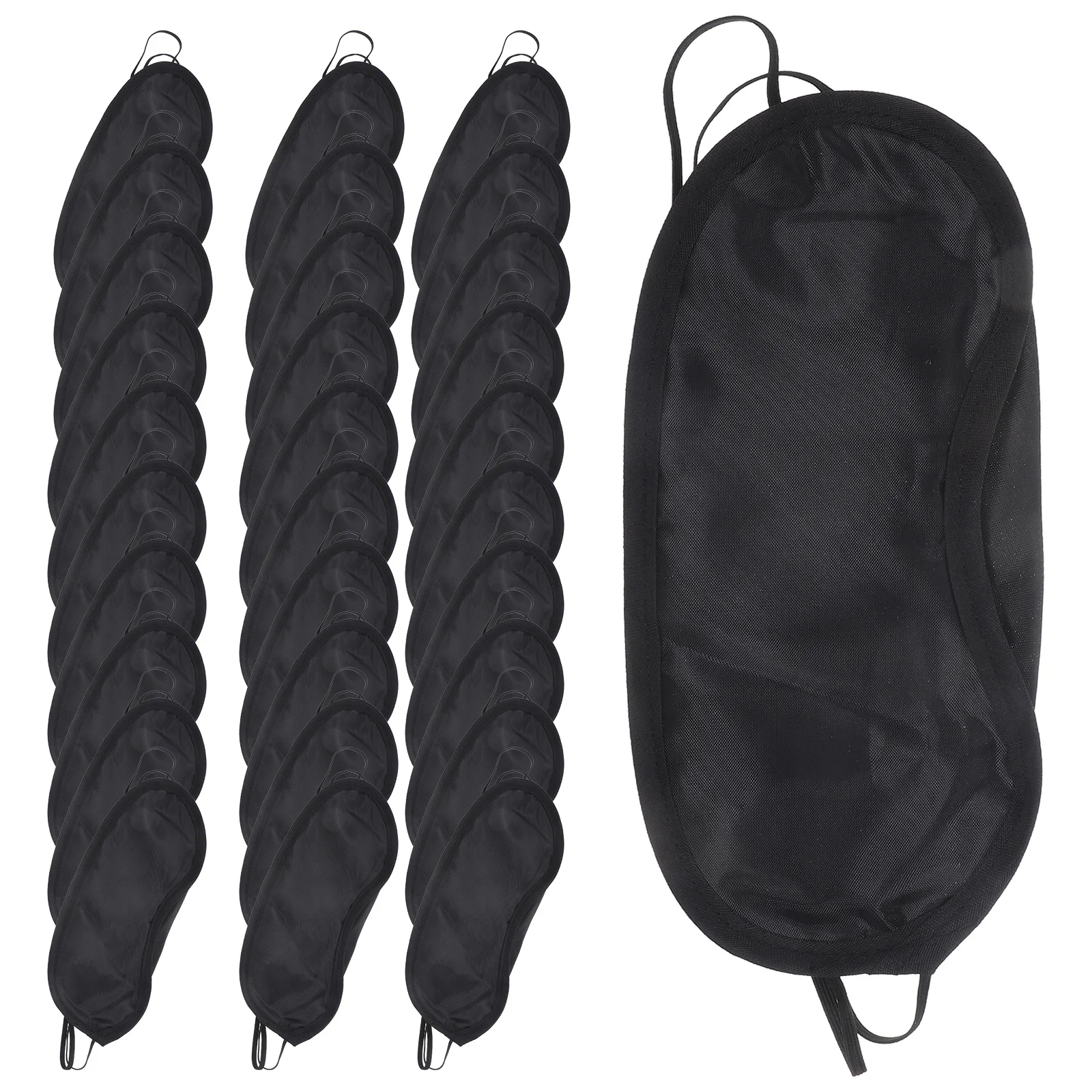 

30 Pcs Lightweight Eye Mask Sleep Rest Aid Polyester Eyeshade Comfortable Shading Eyepatch