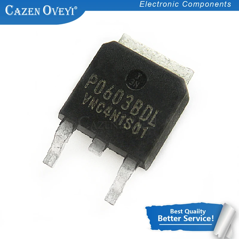 شرائح IC 5 قطعة/الوحدة PO603BDG PO603 P0603 TO-252 IC الأصلي الجديد في المخزون