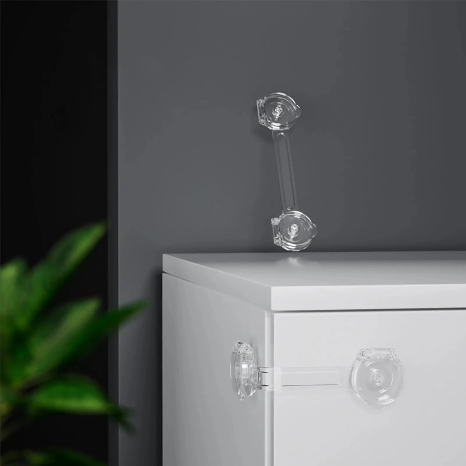 5/10Pcs Child Safety Lock Transparent Anti-Opening Multi-Functional Soft Strap Safety Lock Anti Pinch Safety Protection Buckle