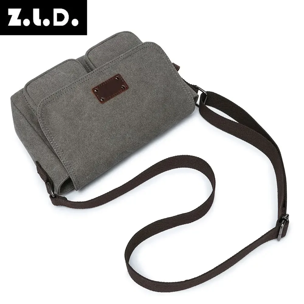 New Small Canvas Shoulder Bags Male Crossbody Bolsa Para Hombre Casual Bolsos Para Hombre Messenger Bag Mini Bandolera Hombre