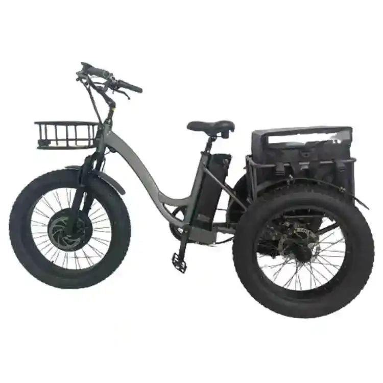 

20inch electric trike 48V 500W adult electric tricycle 3 wheels fat tire electric tricycles