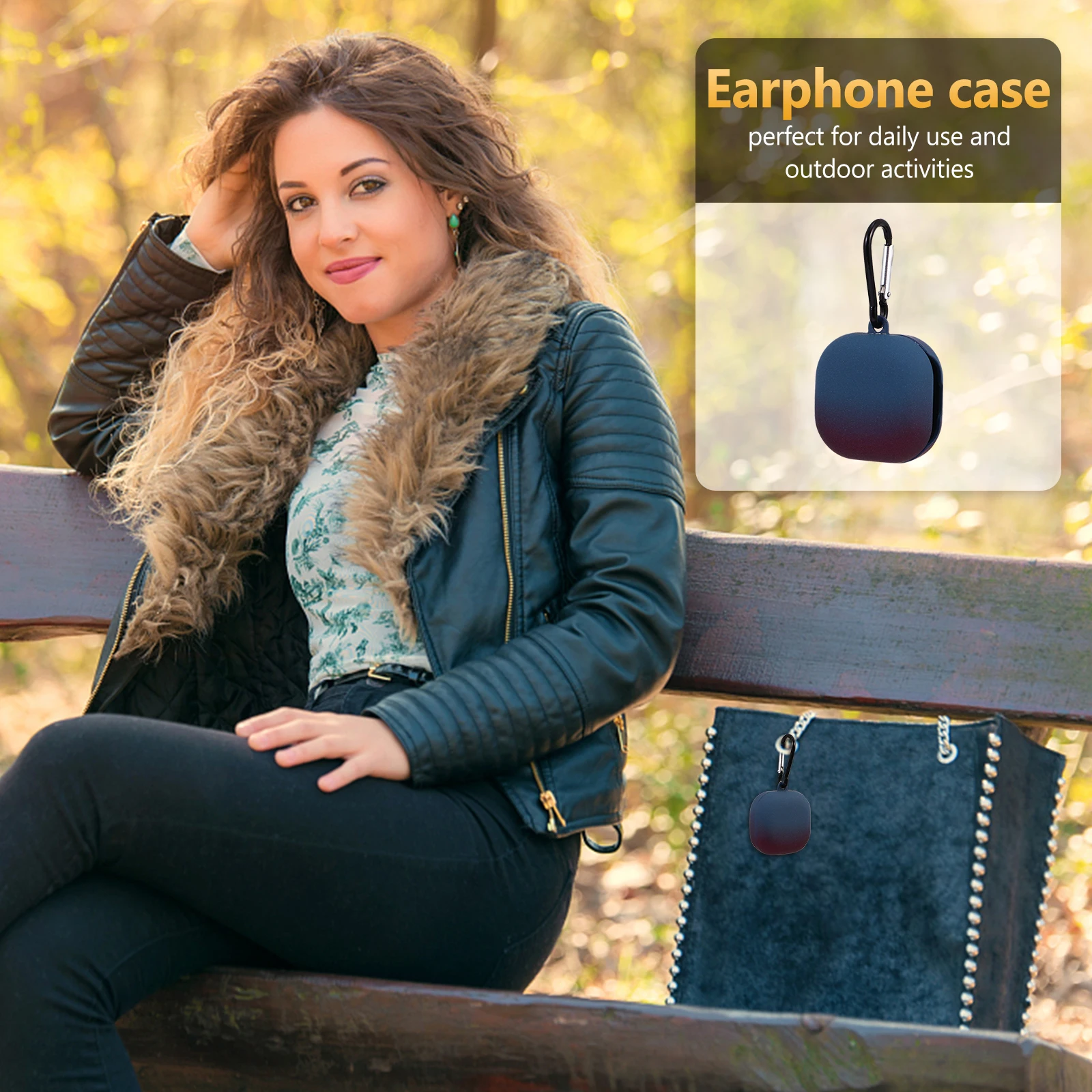 

Headphone Case Protective Versatile Earphone Bag Holder Earphones Dust-proof Stylish Sleeve Plastic Storage Cover