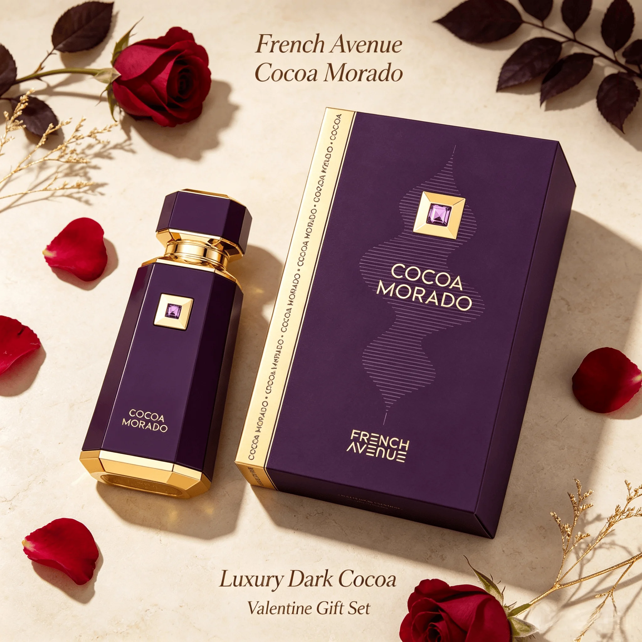 

French Avenue Cocoa Morado Eau de Parfum 100ml Cocoa chocolate aroma with baked texture Is it an ideal holiday gift for him or her