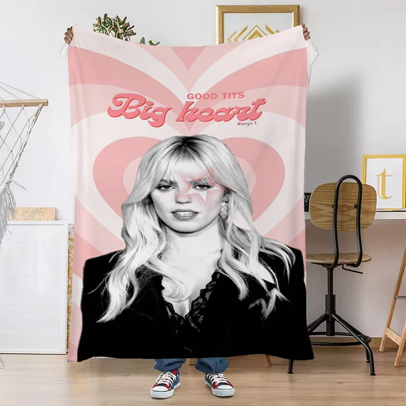 

Pop Singer Actor Renee Rapp Blanket Camping Throw Blankets Luxury Designer Bedding Portable Catnap Throws for Lounge King Lid