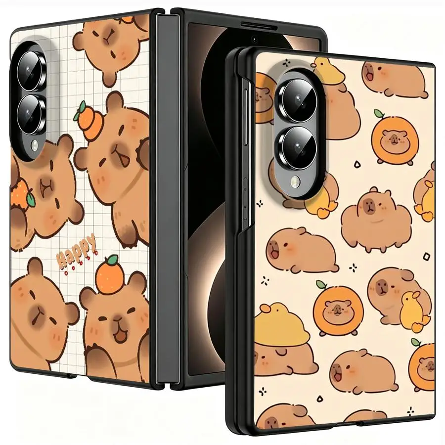 Luxury Phone Cover Case for Samsung Galaxy Z Fold8 Wide ZFold Wide ZFold8 Z Fold 8 Cute Capybara