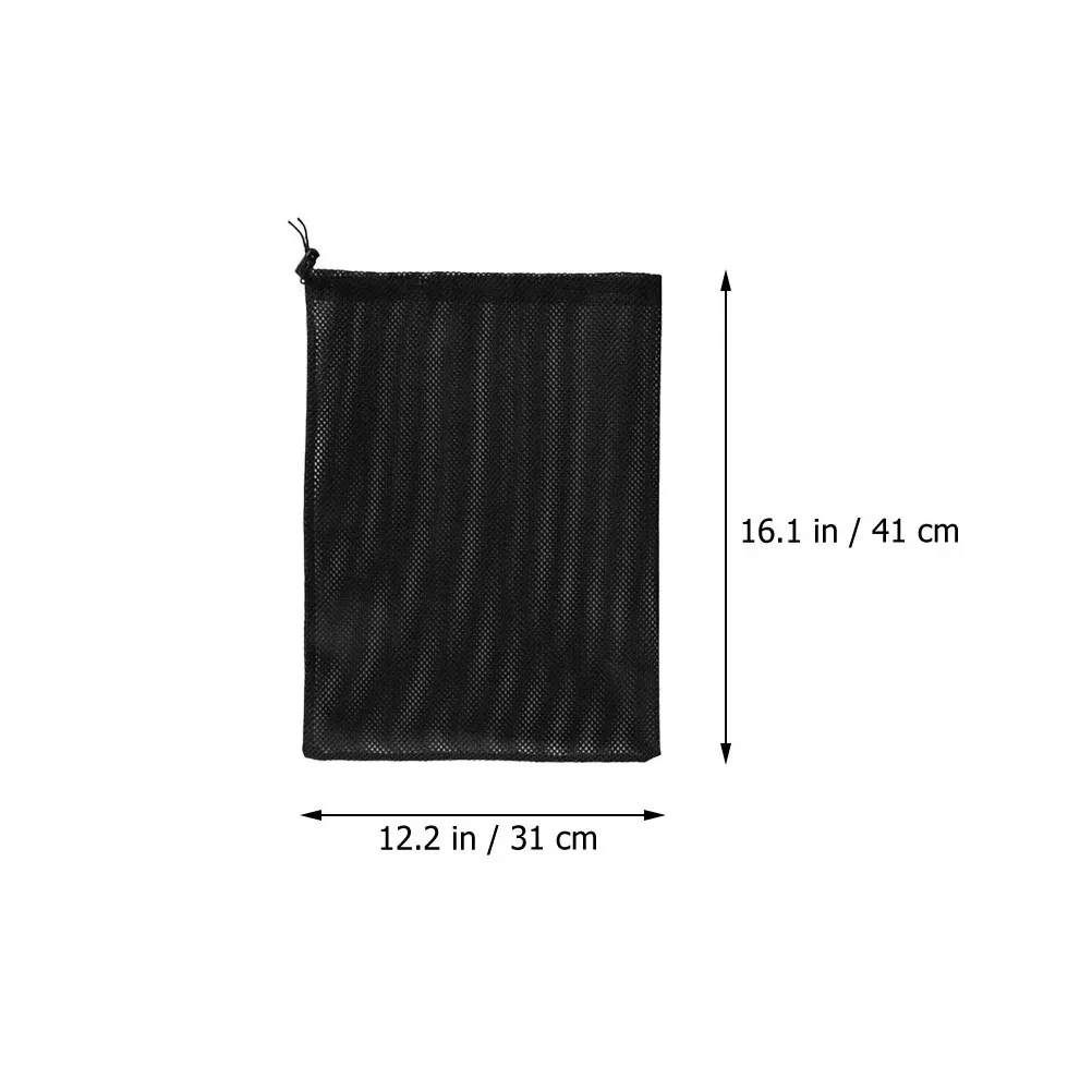 2Pcs Drawstring Pump Filter Bag Mesh Polyester for Pond Aquarium Swimming Pool Pump Debris Barrier Resistant