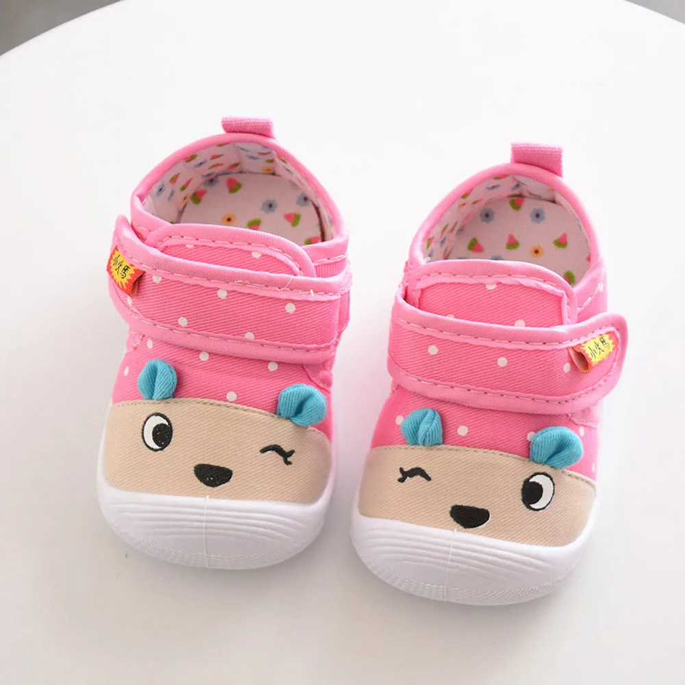 Cartoon Sole Girls New Breathable Warm Baby Shoes Tennis Shoes for Girls Rite Shoes Size 5 Shoes for Baby Girls Girls Shies