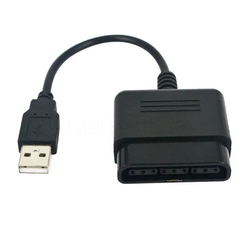 1 peça de alta qualidade para ps2 play station 2 joypad gamepad para ps3 pc usb jogos controlador cabo adaptador conversor