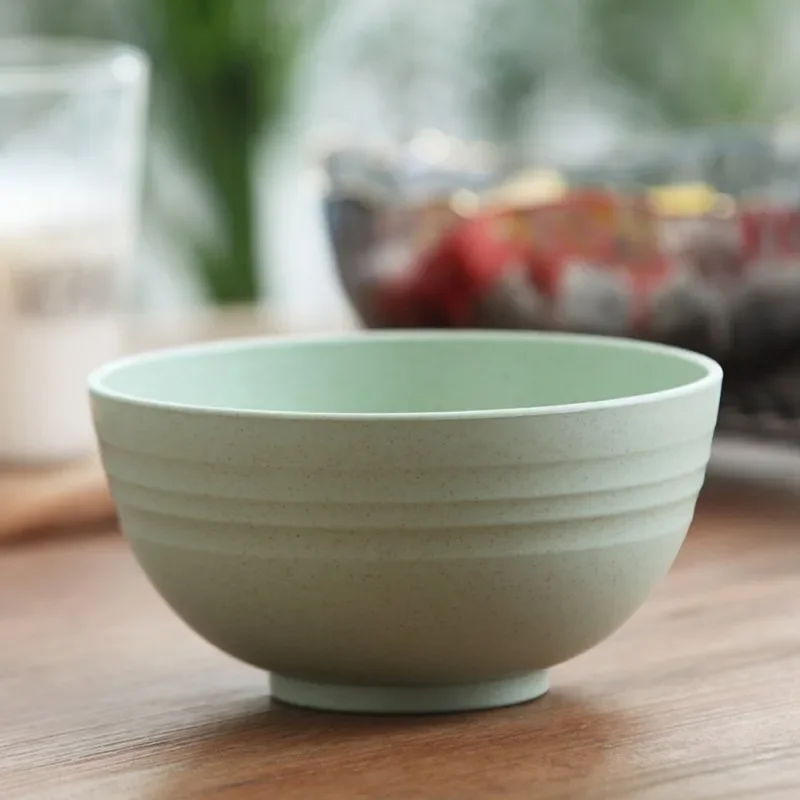 Bowls Wheat Straw Anti-Fall Bowl Dinner Bowl Household Durable Gadgets Tableware Kitchen Accessories