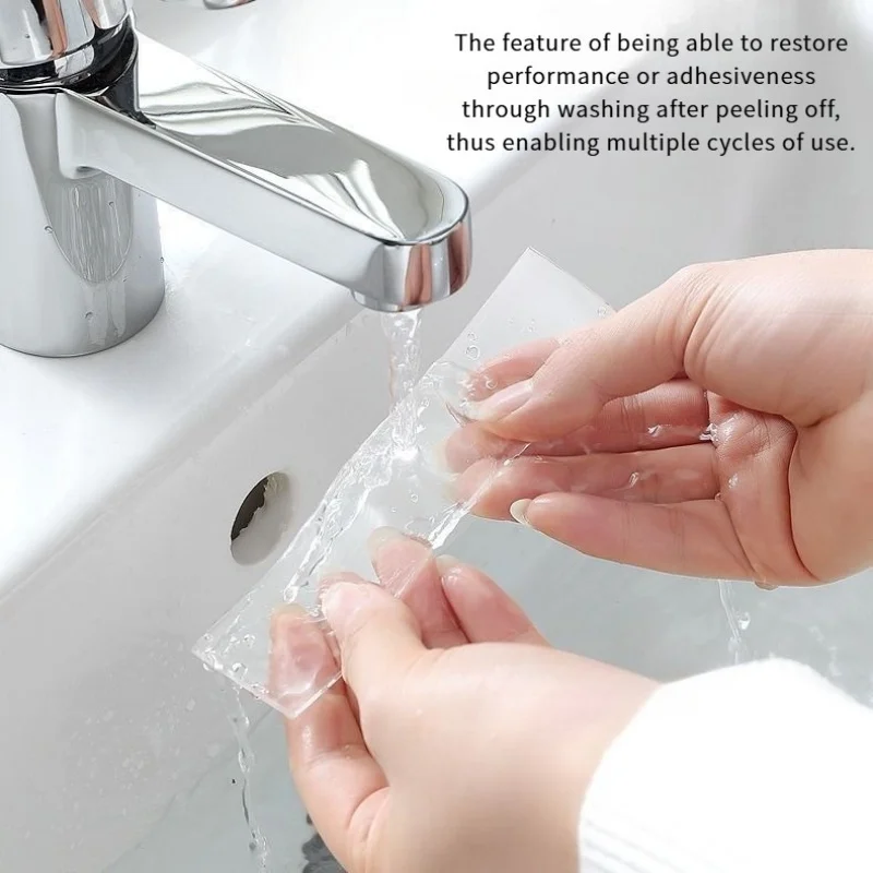 Super mocna dwustronna taśma nano wielokrotnego użytku, niepozostawiająca śladów, wodoodporna taśma, narożnik meblowy, przezroczysta taśma