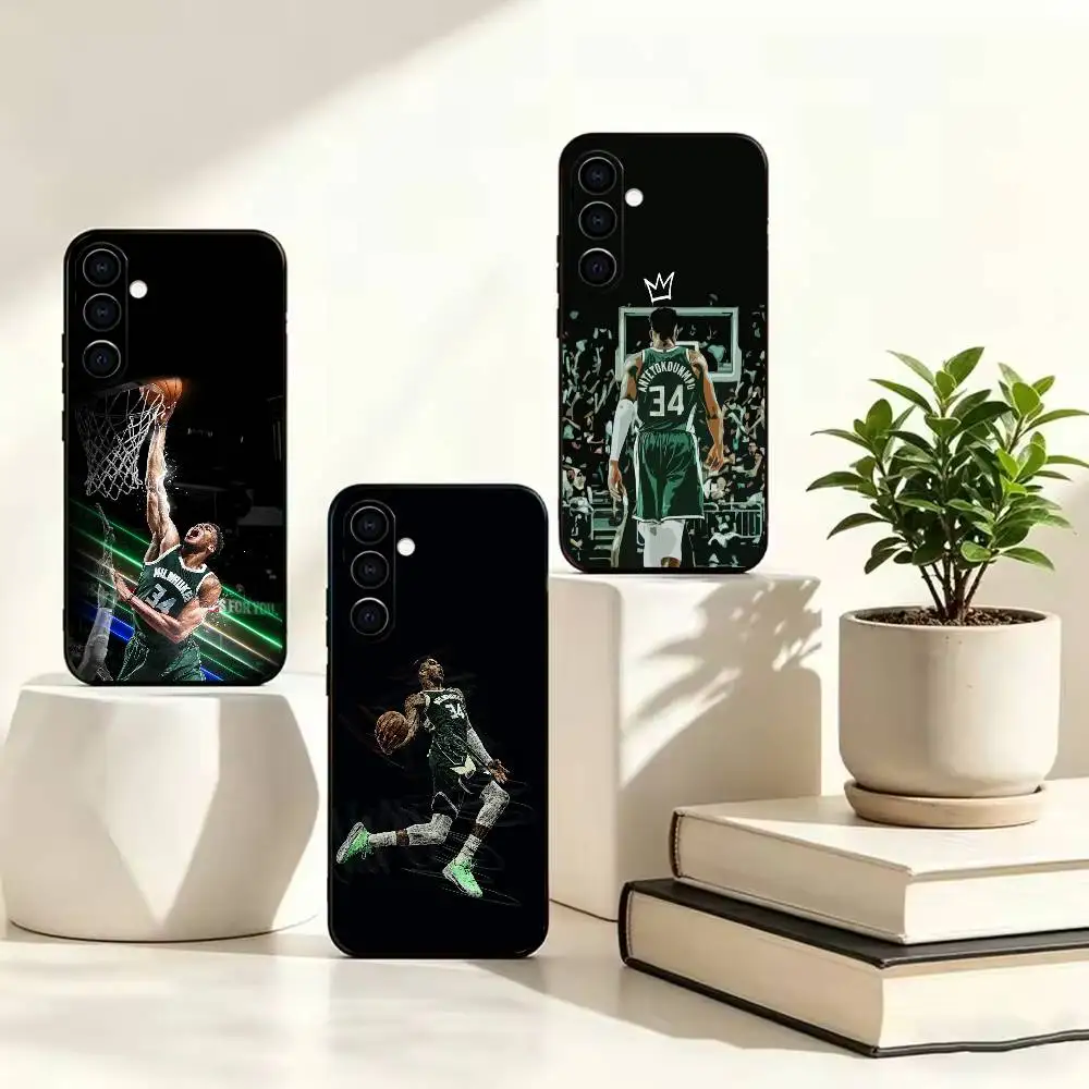 G-Giannis Greek basketball Freak  Basic Phone Case For Samsung A73 20,21s,22,31,32,52,53,72 Soft Black Shell