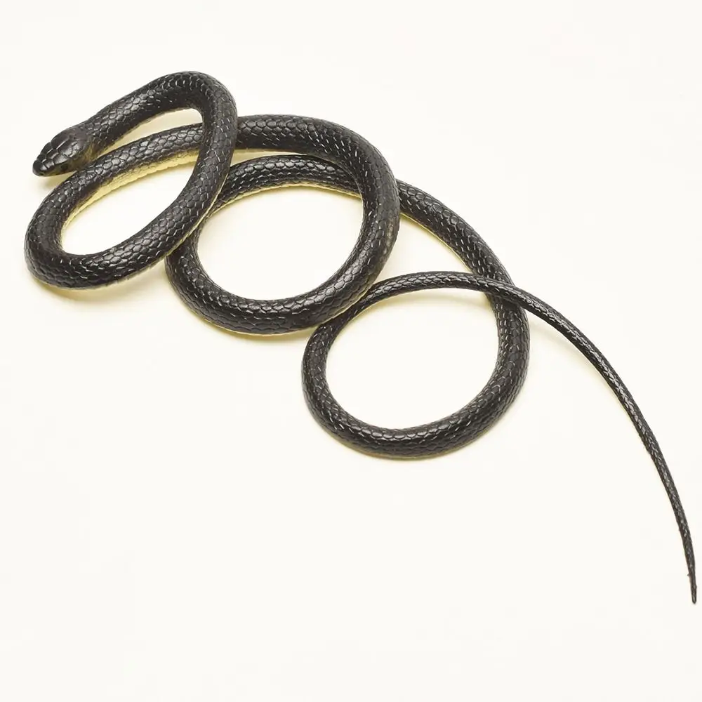 Serpiente realista grande de 1,23 m, serpiente Artificial realista aterradora, extensible, provocación de amigos, simulación de Anaconda al aire libre