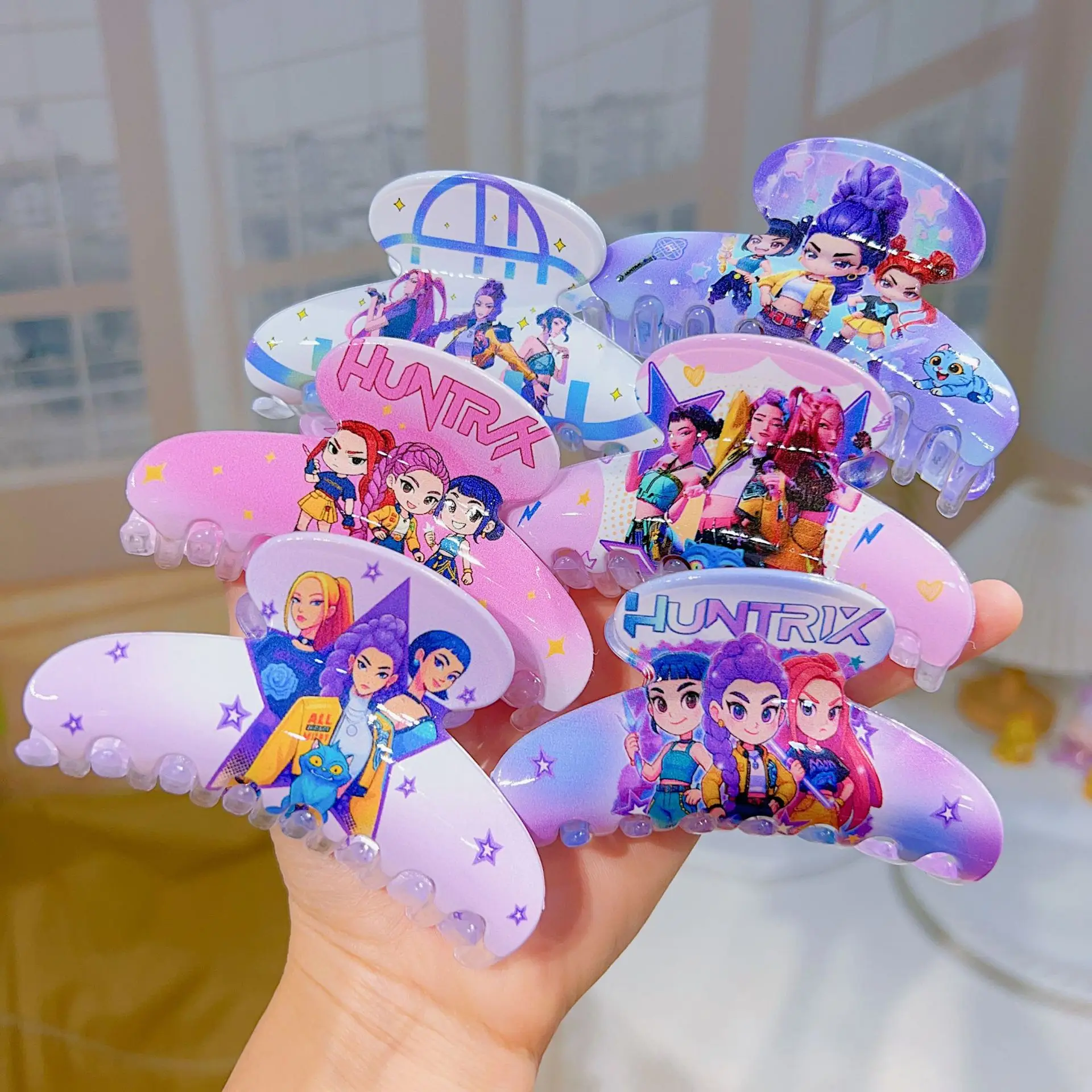 2026 Neue Anime-Haarspangen: Süße Kunststoff-Haarklammern im Hexen-Design – Stylische Geschenke für Kinder und Mädchen