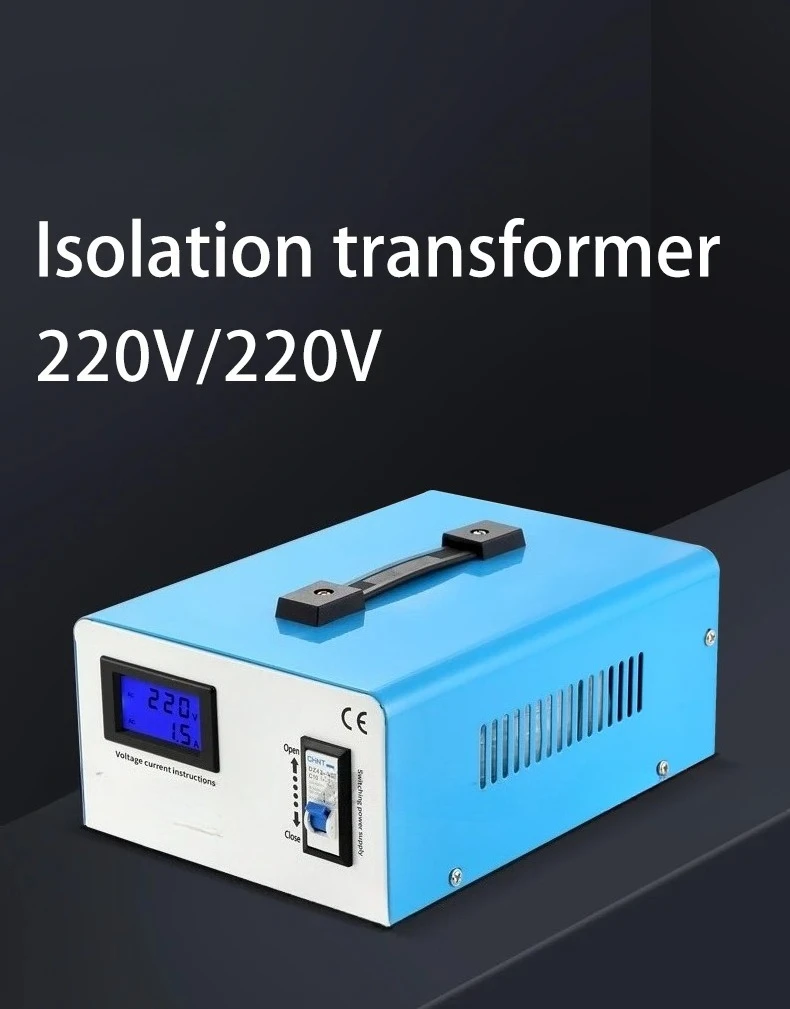 GBK-2KVA/2000W Single Phase AC Isolation Converter Transformer 220V to 220V 110V/100V Input Voltage Coil Shape Power Usage