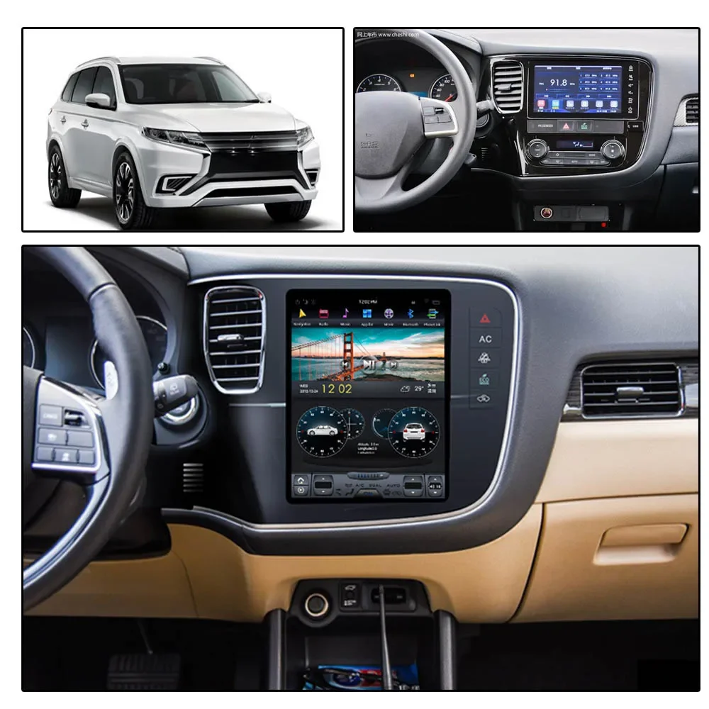 

Car Radio For Mitsubishi Outlander 2015-2018 Android PX6 10.4" Vertical Screen Car Radio Player Gps Navigation Multimedia