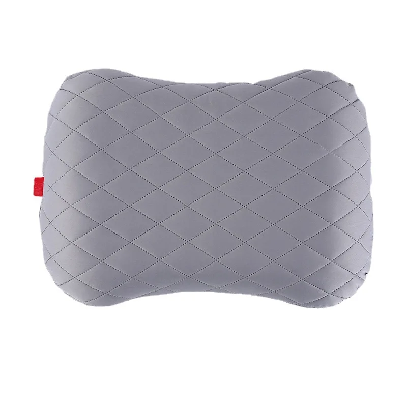 

Inflatable Pillow Foldable Outdoor Camping Trip Neck Waist Cushion Air Pillows Car Plane Head Rest Fix Strap Case Relaxing Tool