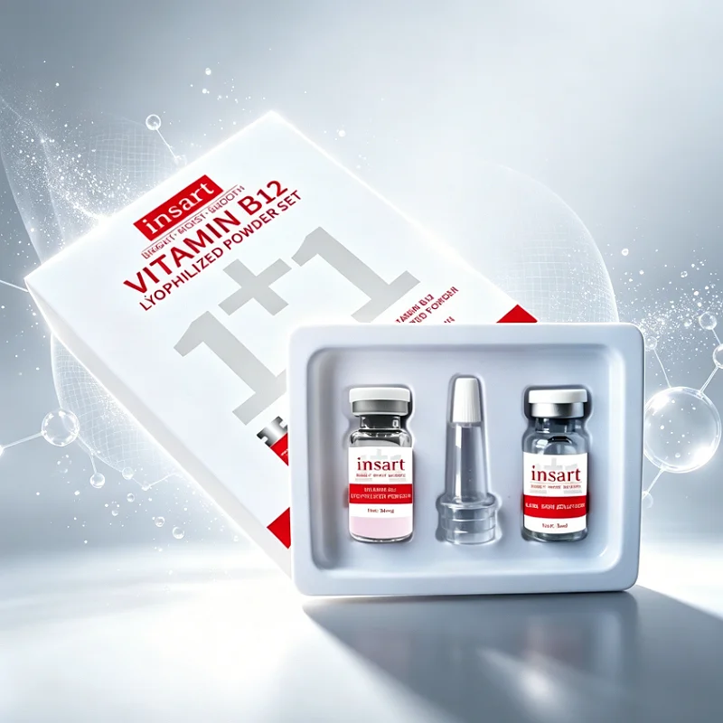2 Boxes Vitamin B12 Freeze-Dried Powder Set, Moisturizing, Hydrating, And Smooth Skincare Suitable For Travel