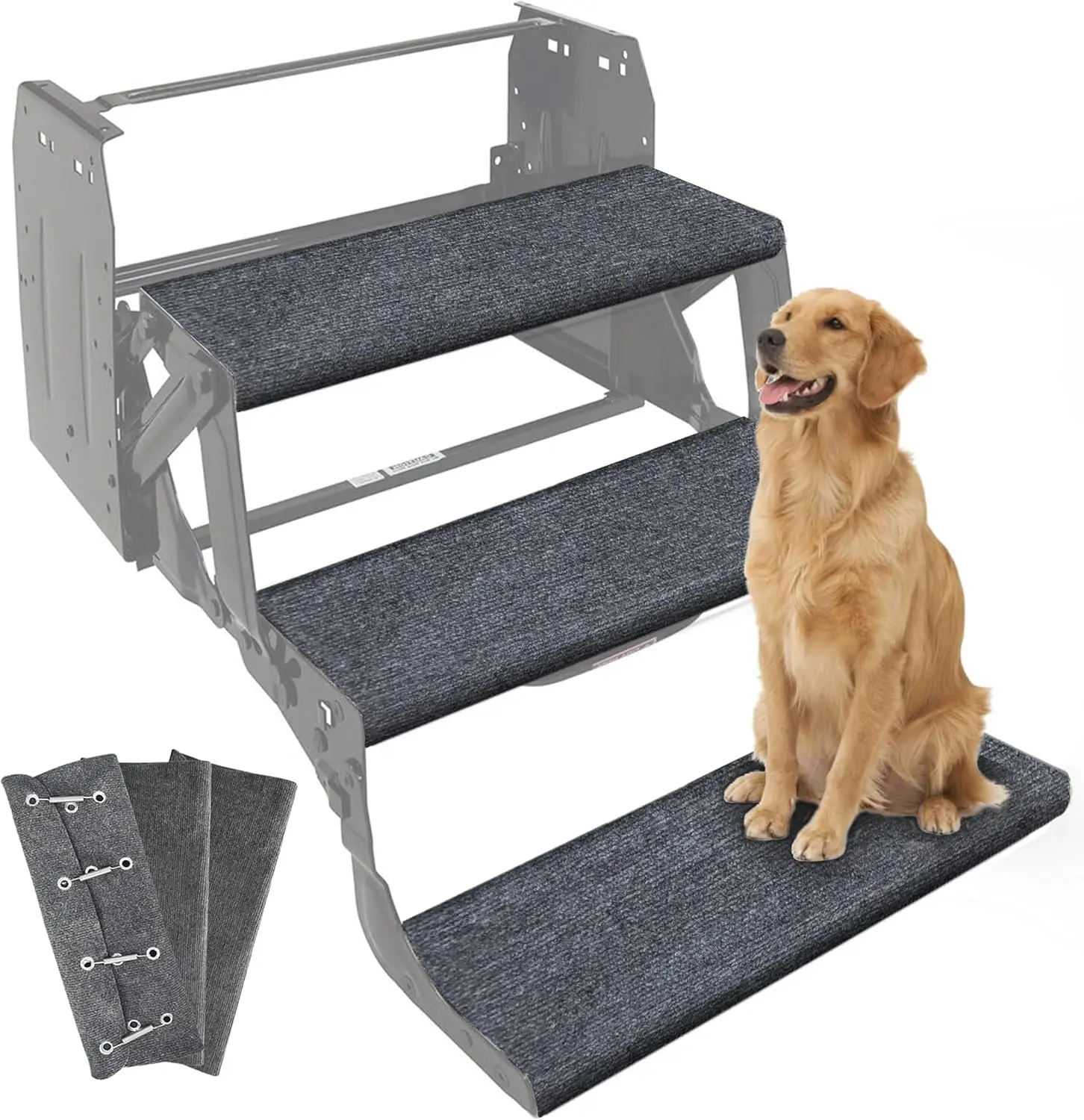 RV Step Covers 22 Inch 3 Pack RV Stair Covers Wrap, Best Fits 8-11