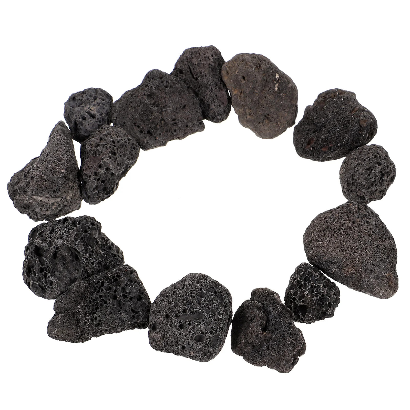 Fish Tank Landscaping Stone Decorative Volcanic Rock for Potted Plants Accessories Natural