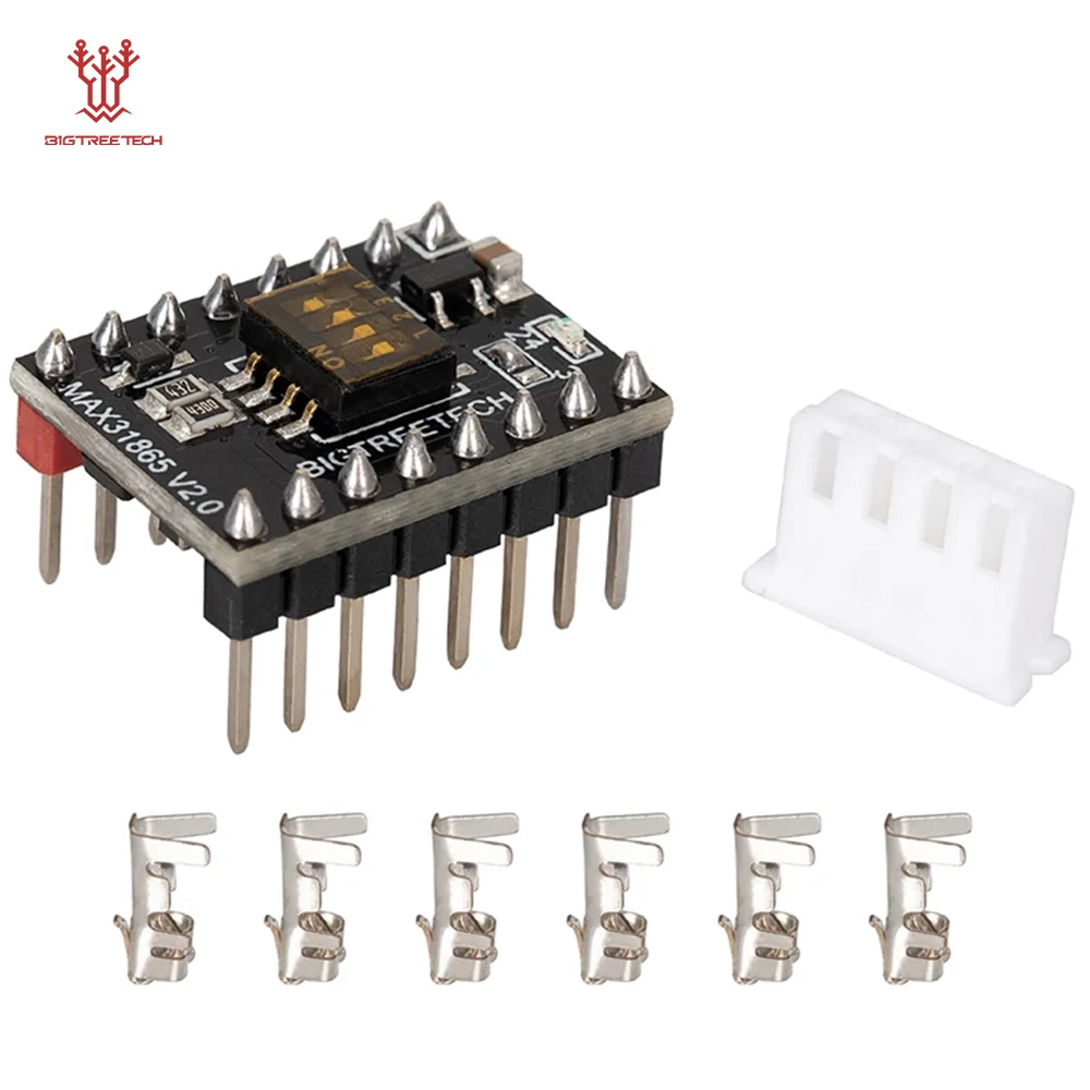 

BIGTREETECH MAX31865 V2.0 модуль подключаемый PT100 PT1000 прецизионный преобразователь для измерения температуры для SKR V1.4 Octopus