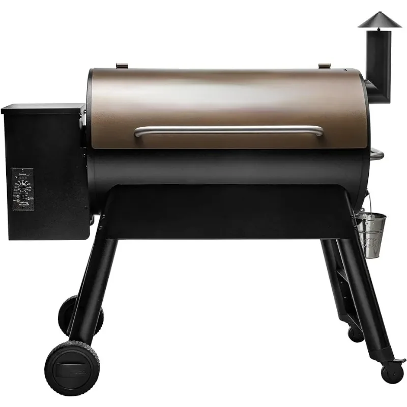 Grills Pro 34 Electric Wood Pellet Grill and Smoker, Bronze