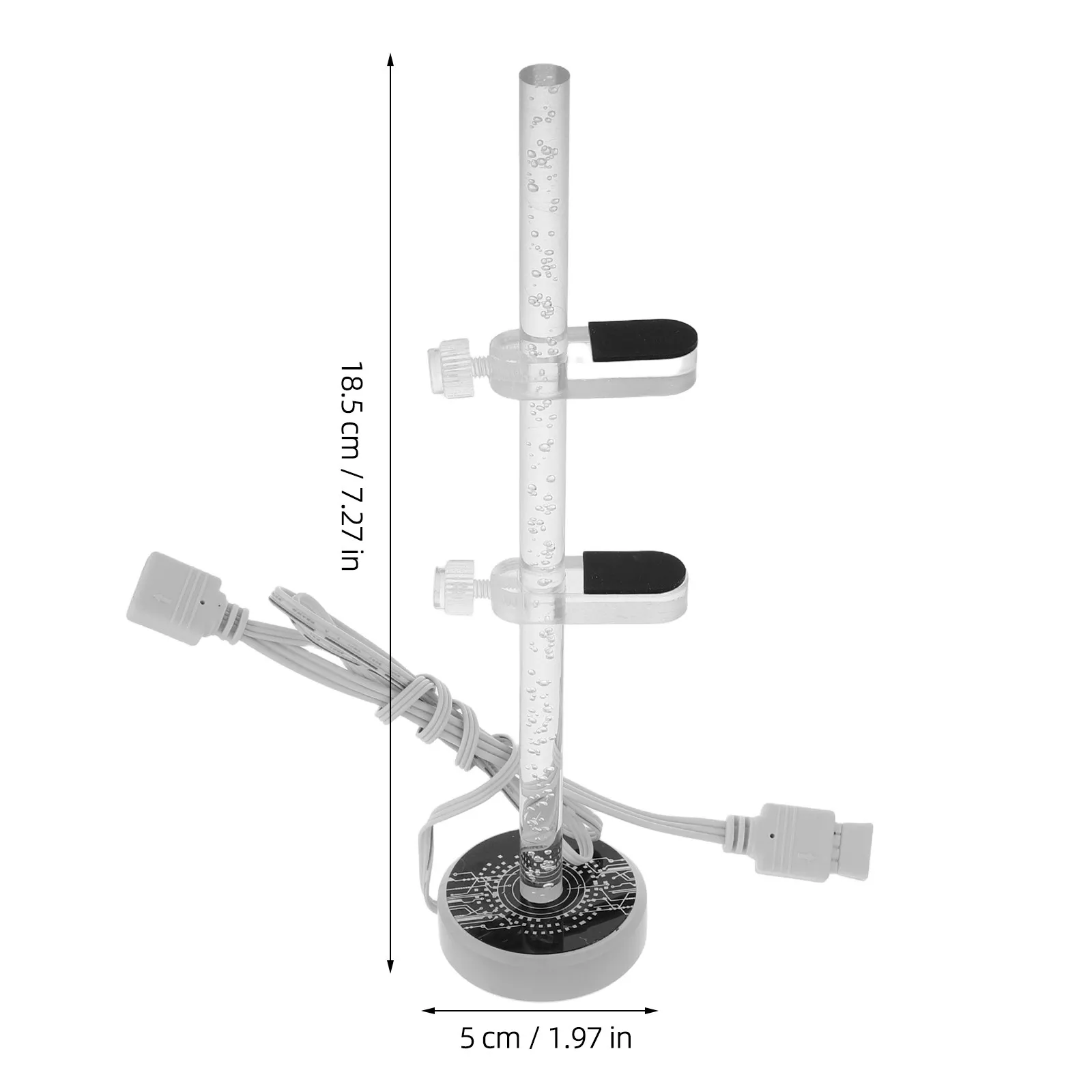 Argb GPU Anti-Sag Support Bracket Vertical Acrylic Graphics Card Holder Stand Video Card Brace Stabilizer with Sync Rgb