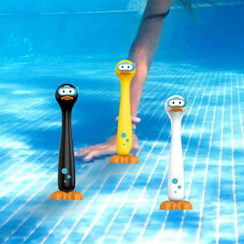 Pool Games For Kids Fun Cartoon Diving Duck Rings 3 PCS Pool Toys Underwater Game Diving Rings Colorful Training Dive Rings For