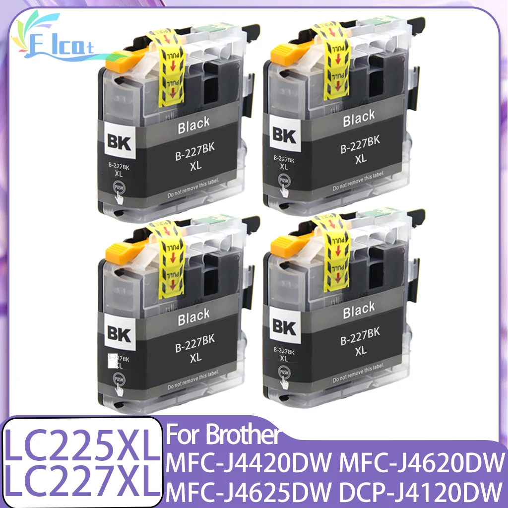 

LC225 LC225XL LC227 LC227XL Чернильный картридж LC-225, совместимый для принтера Brother MFC-J4420DW MFC-J4620DW MFC-J4625DW DCP-J4120DW