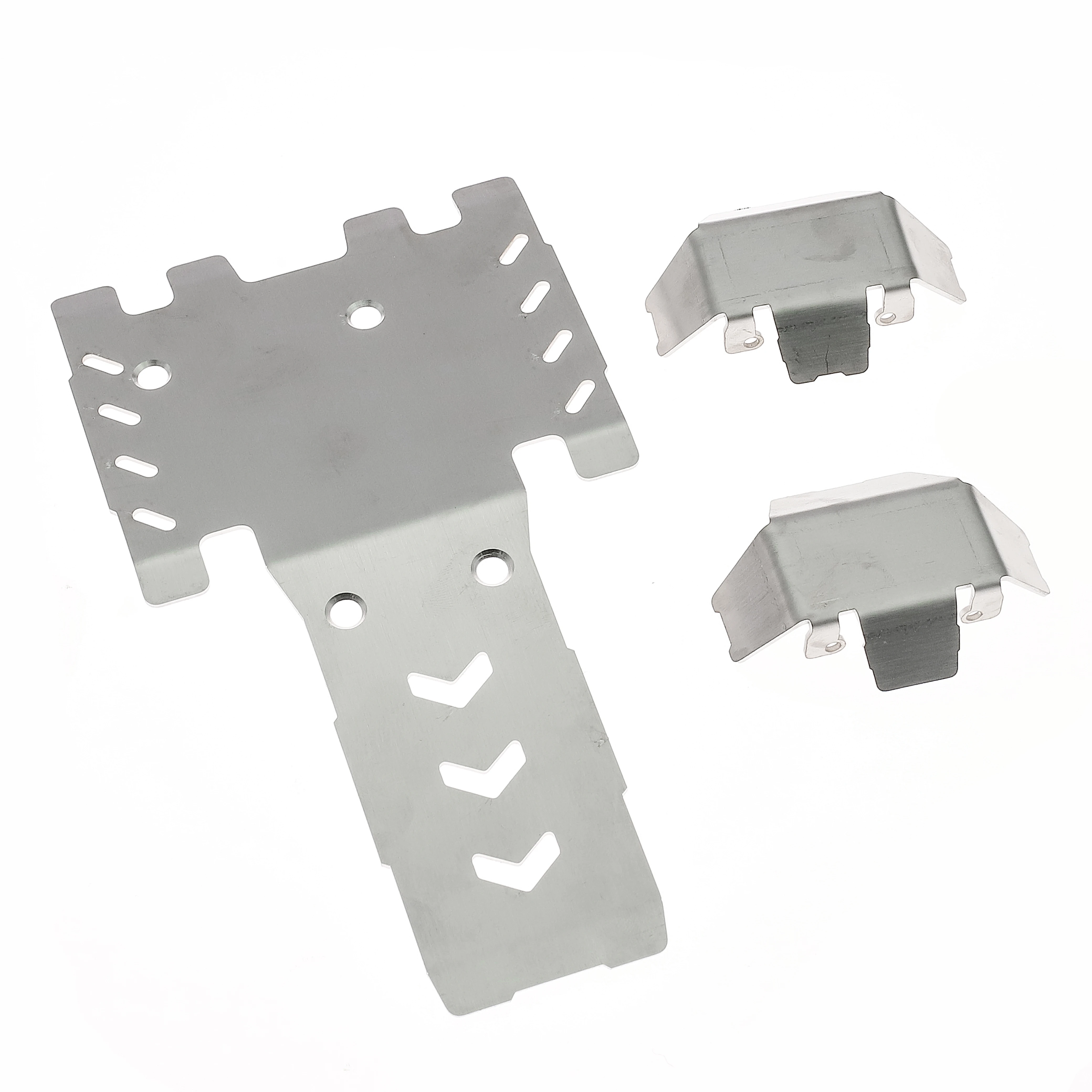 YK4061 Metal Chassis Armor - Protective Plate Set for RC Cars - Anti-Collision Upgrade Parts